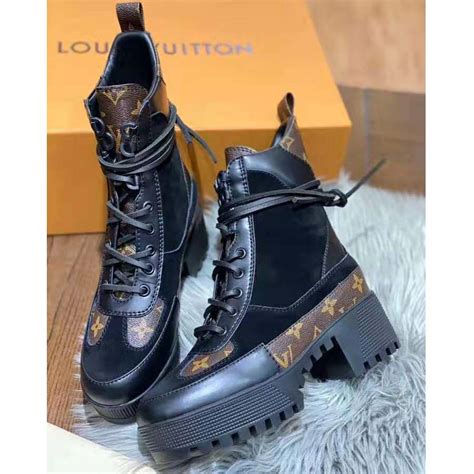 louis vuitton boots platform